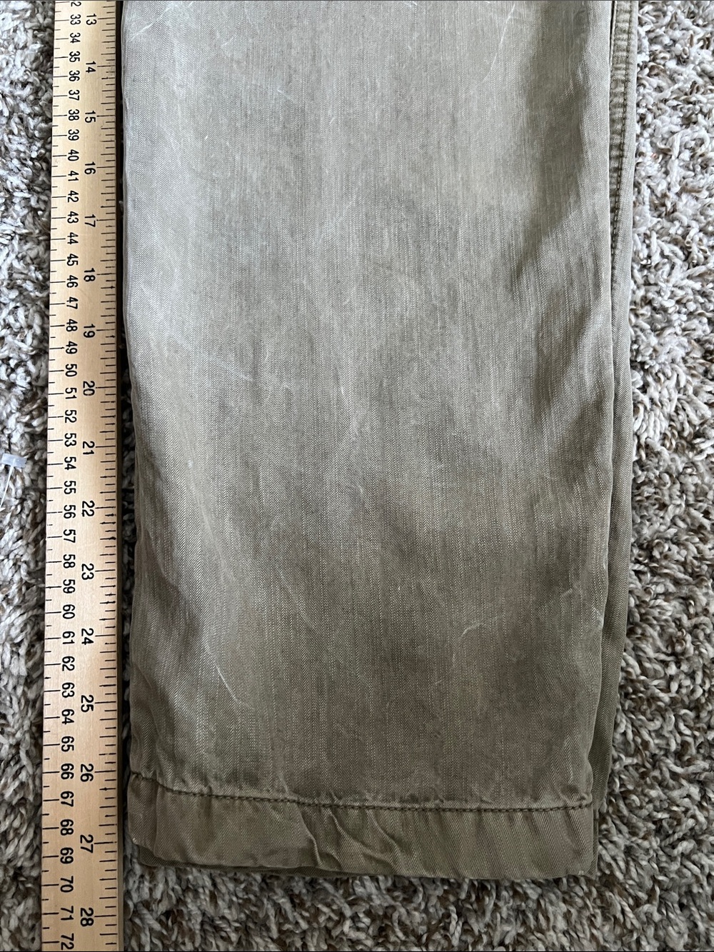 NWOT Sundance Wayside Cargo Utility Jumpsuit Vintage Wash Green Sage Size S - Picture 12 of 12